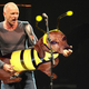 Illustration for article titled New Tumblr replaces musicians basses with dogs, because why not?